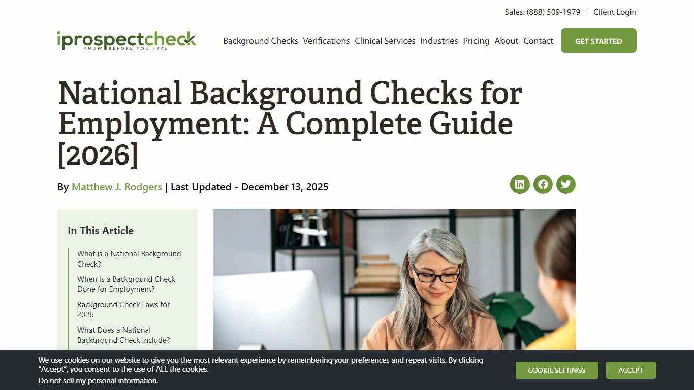 National Background Checks for Employment: A Complete Guide [2026] - iprospectcheck